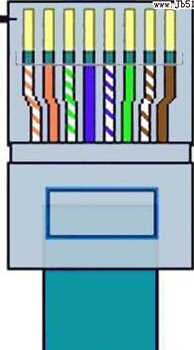 水晶頭接法圖解