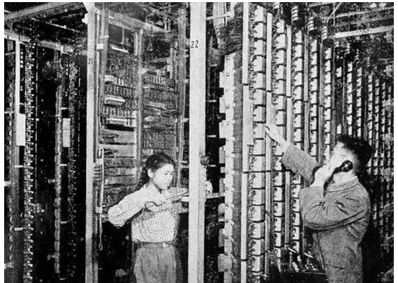 中國第1套1000門縱橫制自動電話交換機