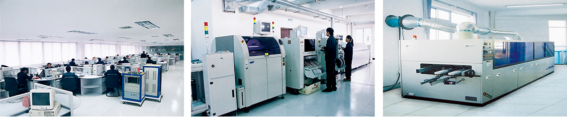 申甌公司現(xiàn)代化的程控交換機生產(chǎn)車間 申甌公司現(xiàn)代化的程控交換機生產(chǎn)車間