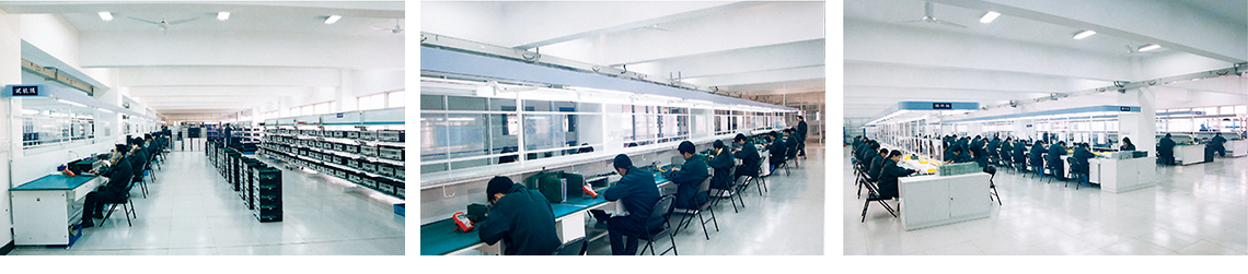 申甌公司現(xiàn)代化的程控交換機生產(chǎn)車間 申甌公司現(xiàn)代化的程控交換機生產(chǎn)車間